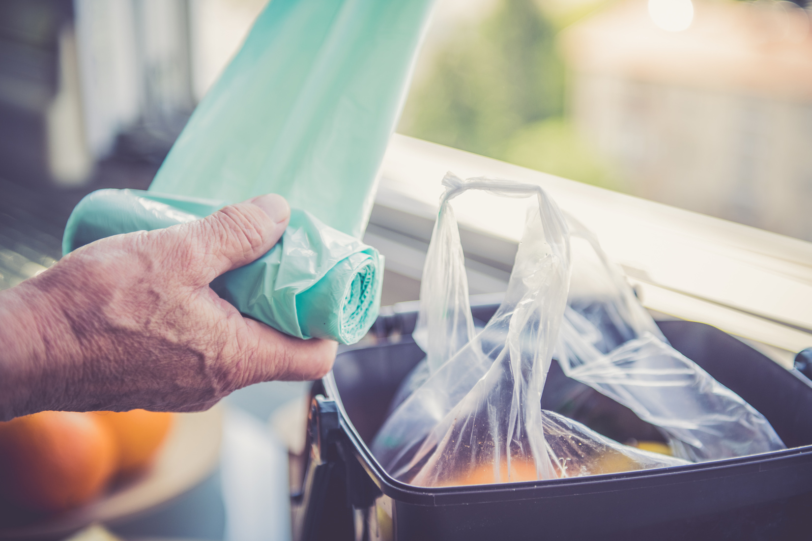 Biodegradable bag for Food waste, Composting at Home and Zero Waste